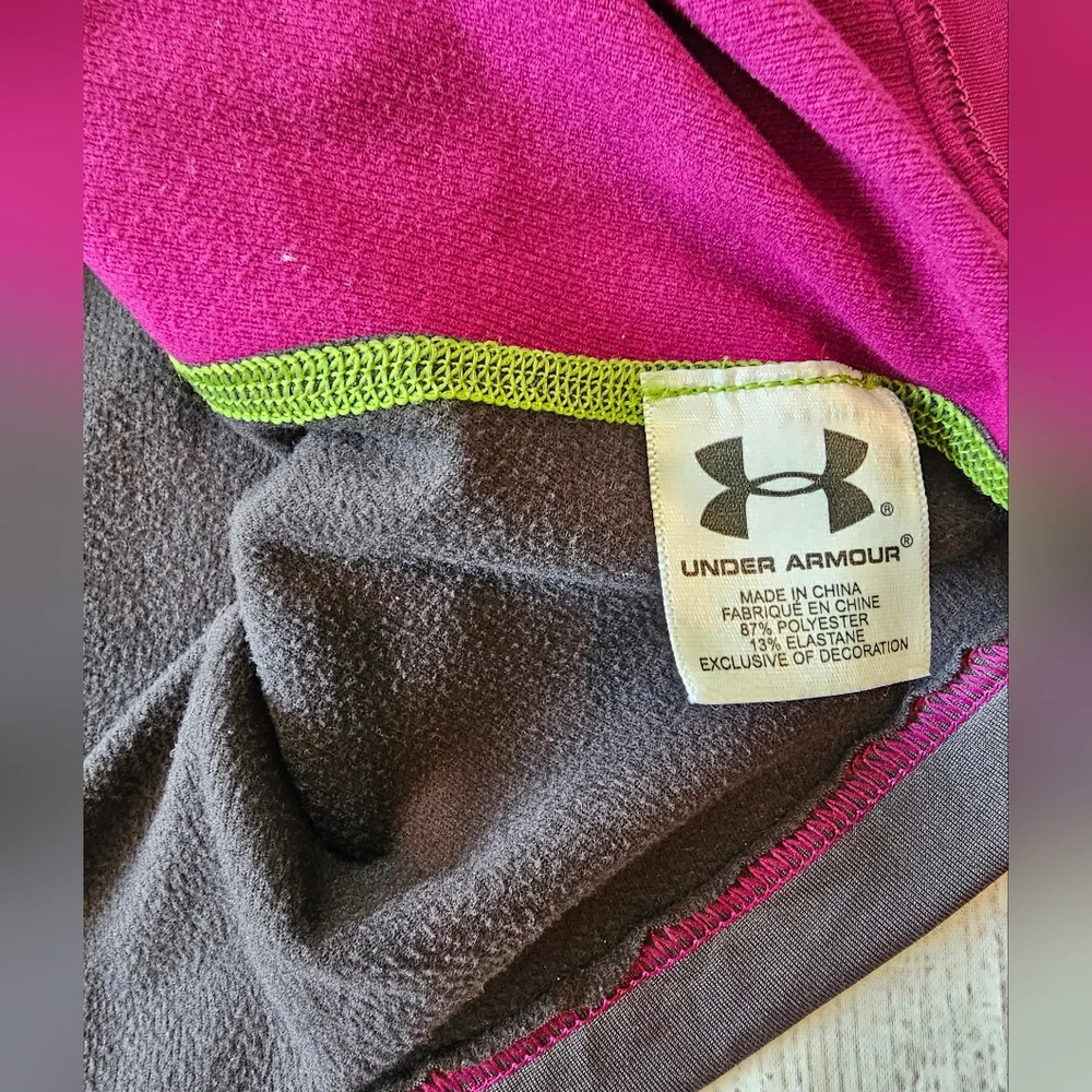 Under Armour Women's •Size Large• Fitted Long Sleeve Snap Neck Athletic Top - Picture 13 of 14